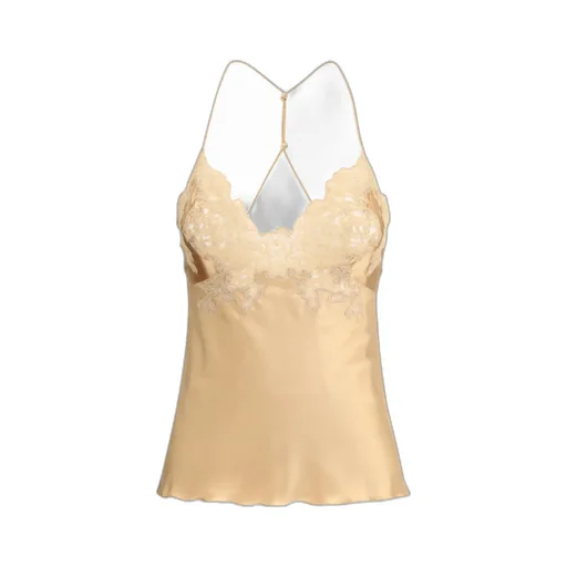 Lace-Trimmed Sleeveless Top