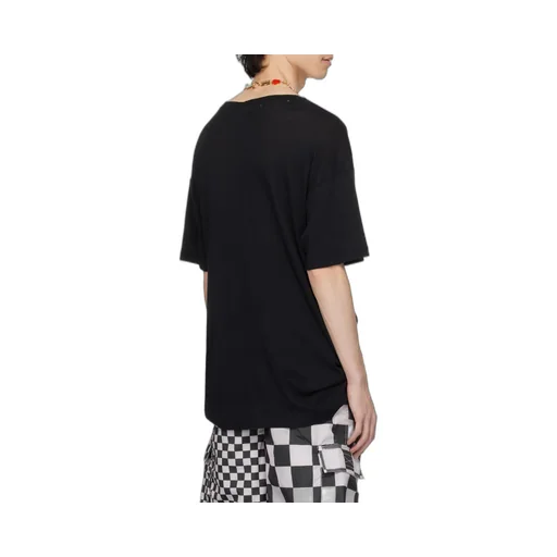 Ribbed Crew Neck T-Shirt