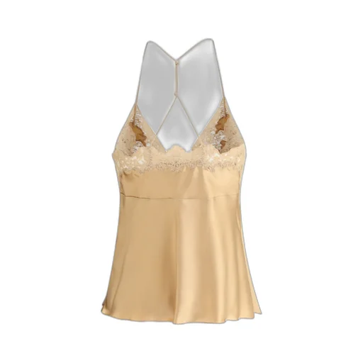 Lace-Trimmed Sleeveless Top