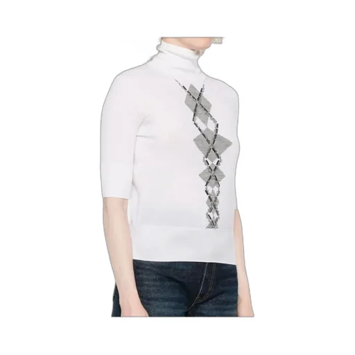 Embellished Turtleneck Sweater