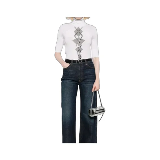 Embellished Turtleneck Sweater