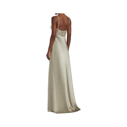 Sequin-Embellished Strap Dress