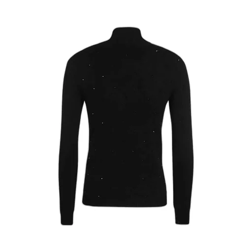High-Neck Long-Sleeved Sweater