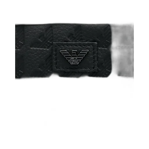 Embossed-Logo Messenger Bag