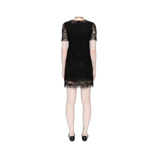 Lace Short-Sleeve Dress