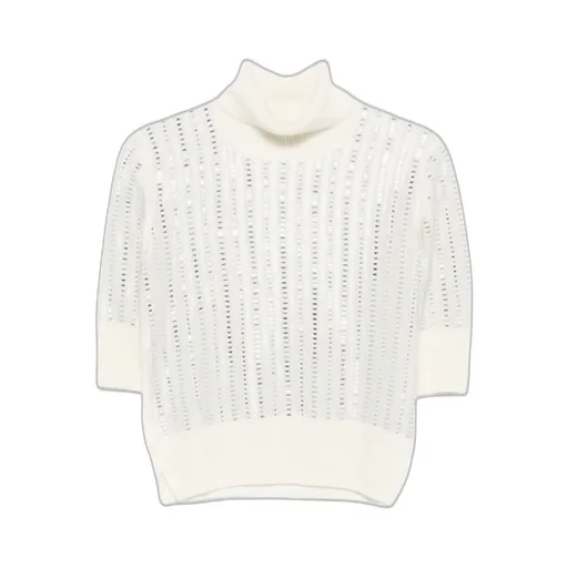 Embellished Roll-Neck T-Shirt