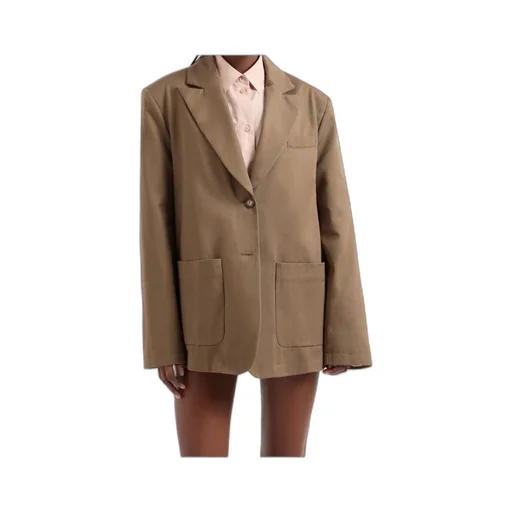 Gabardine-Weave Blazer