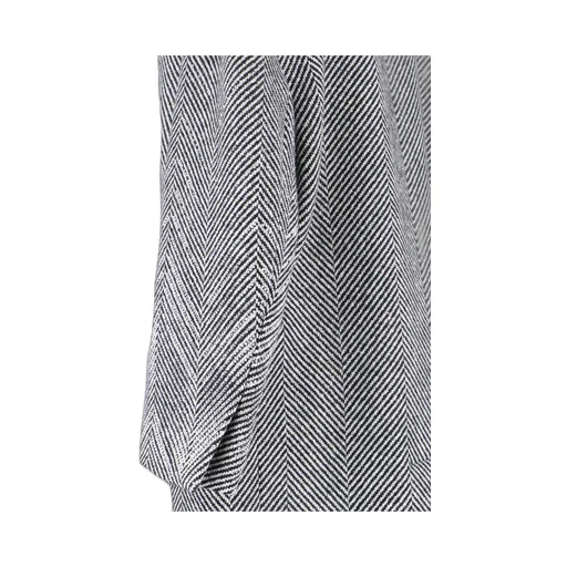 Single Breasted Tailored Herringbone Coat