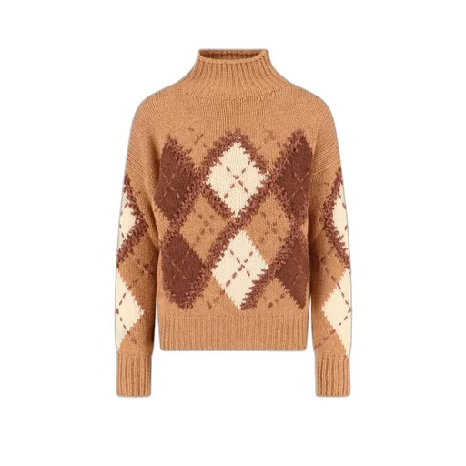 Printed High Neck Jumper