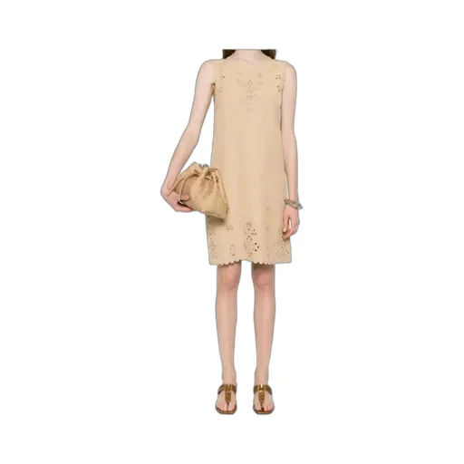 Broderie Anglaise Midi Dress