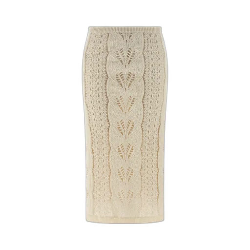 Knitted Tricot Midi Skirt