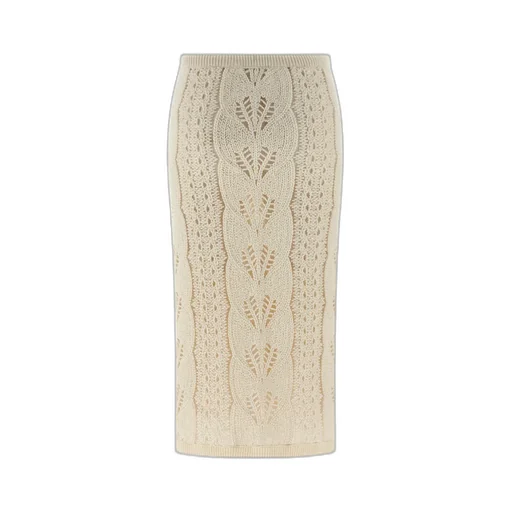Knitted Tricot Midi Skirt