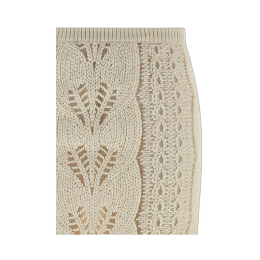 Knitted Tricot Midi Skirt
