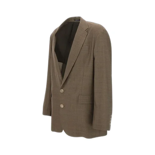 Single Breasted Check Patterned Blazer