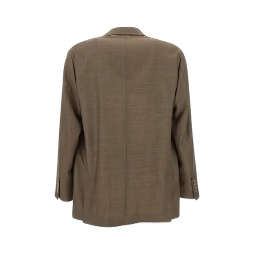 Single Breasted Check Patterned Blazer