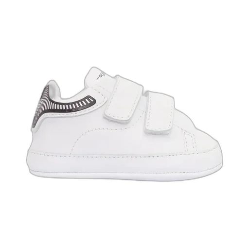 Touch-Strap Round-Toe Sneakers