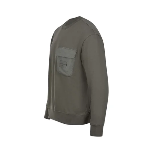 Logo Patch Crewneck Sweatshirt