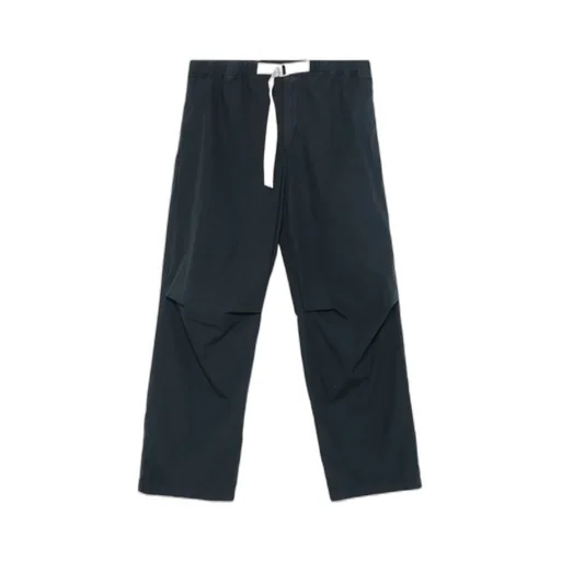 Belted Straight Leg Trousers