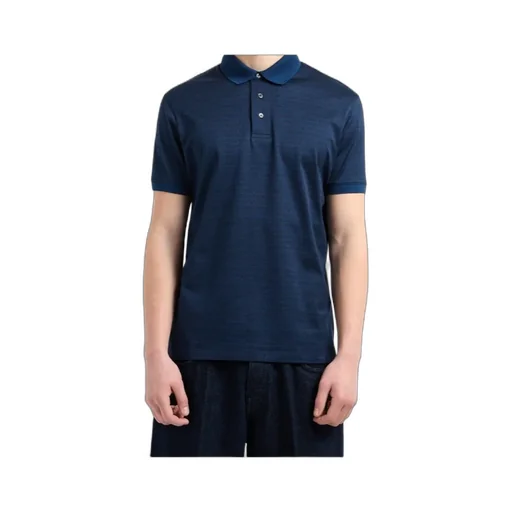 All-Over Jacquard Lettering Jersey Polo Shirt