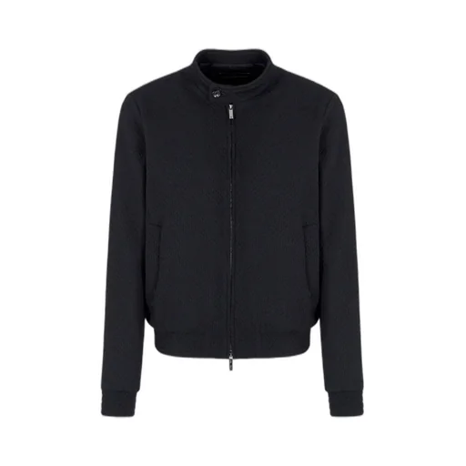 Textured Bomber Jacket