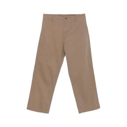 Logo Patch Straight Leg Pants