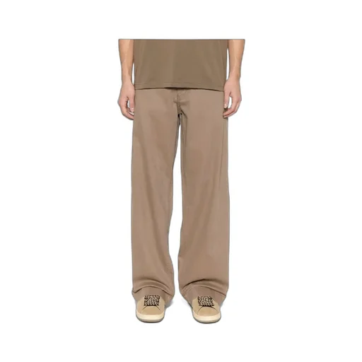 Logo Patch Straight Leg Pants