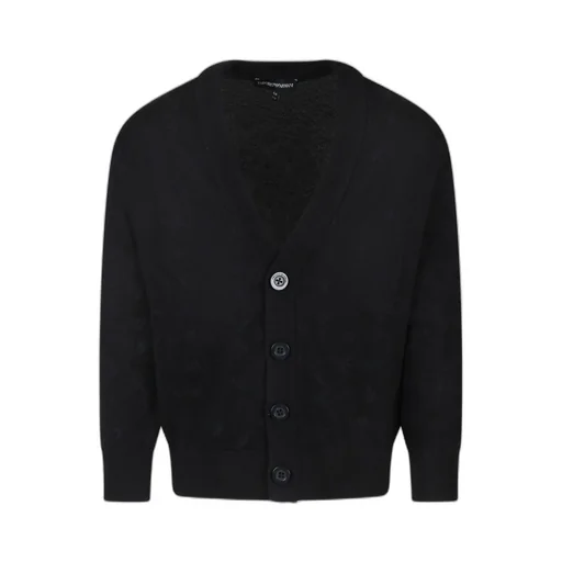 Long-Sleeved Knitted Cardigan