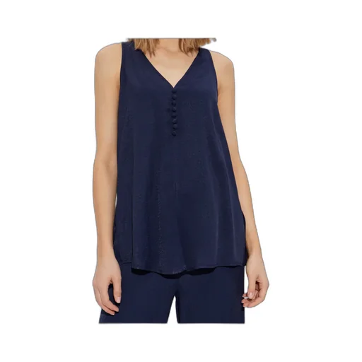 Button Detail Sleeveless Top