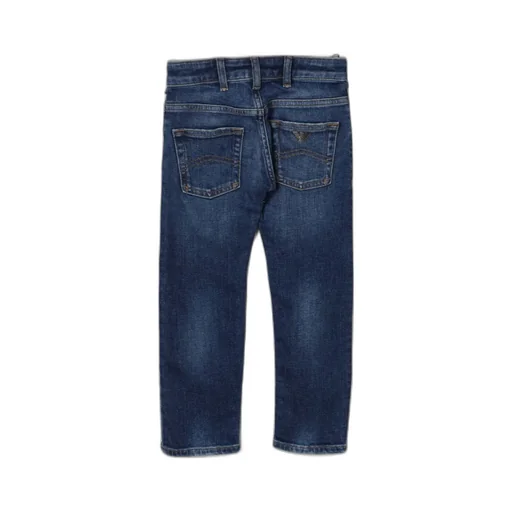 Jeans With Logo Pocket Detail