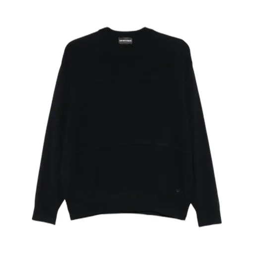 Long Sleeved Crewneck Knitted Jumper