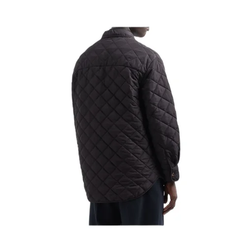 Diamond Quilted Nylon Jacket