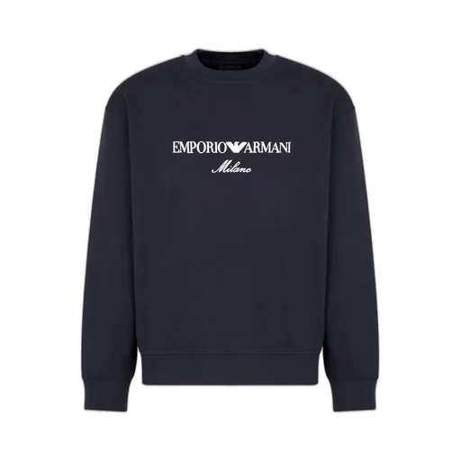 Logo Embroidered Crewneck Sweatshirt
