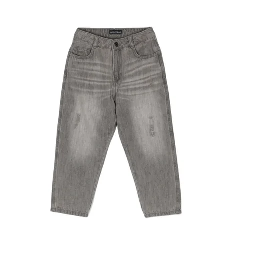Distressed Tapered Jeans