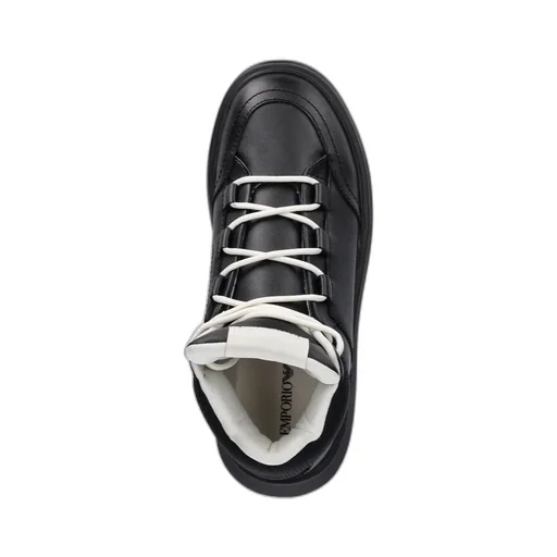 Panelled High-Top Sneakers