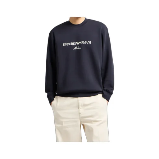Logo Embroidered Crewneck Sweatshirt