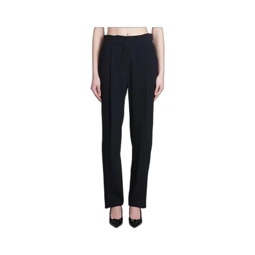 Darted High-Waist Trousers
