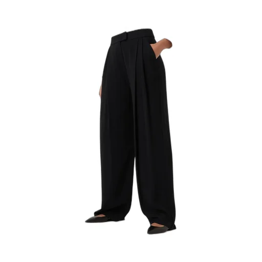 Darted High-Waist Trousers