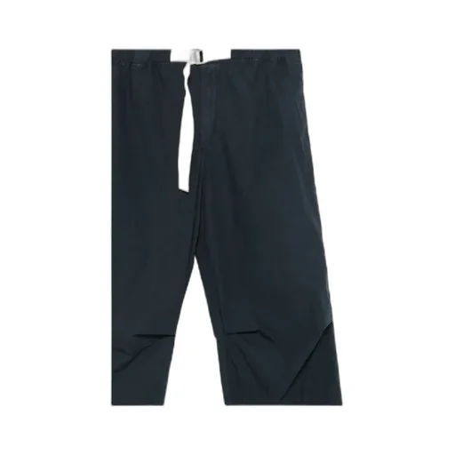 Belted Straight Leg Trousers
