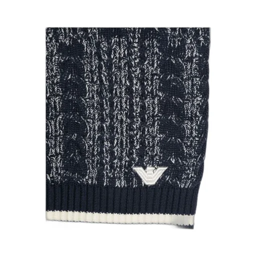 V-Neck Cable Knitted Vest