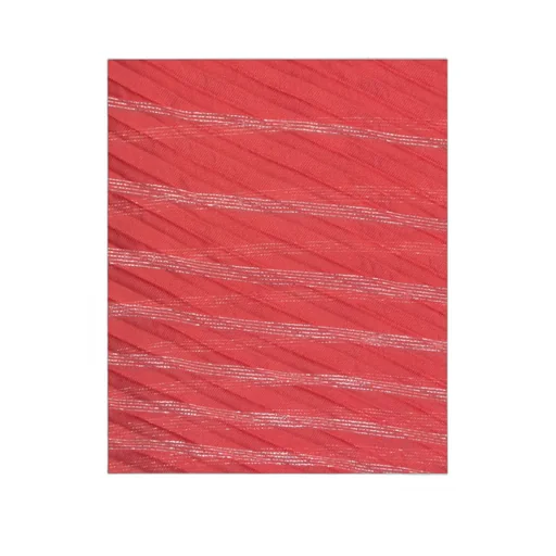 Striped Pleated Scarf