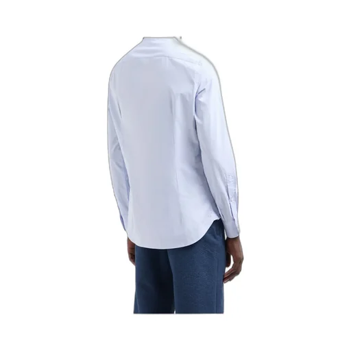 Patterned-Jacquard Buttoned Shirt