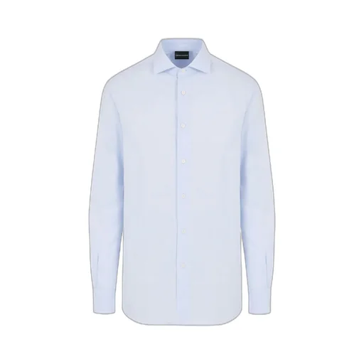 Patterned-Jacquard Buttoned Shirt