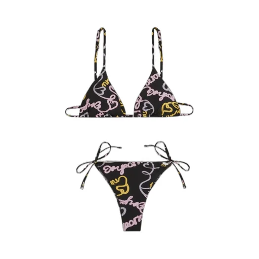 Logo-Print Bikini