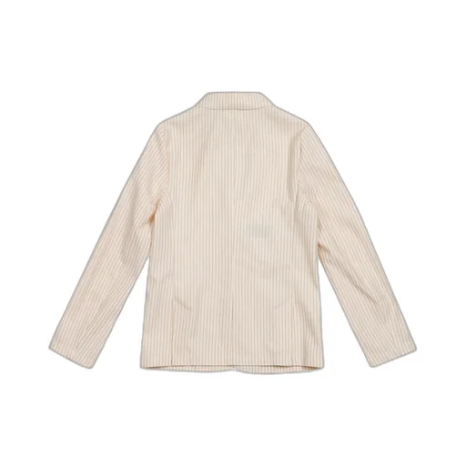 Striped Straight Hem Blazer