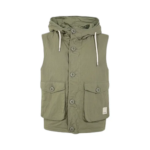 Drawstring Ripstop Hooded Jacket