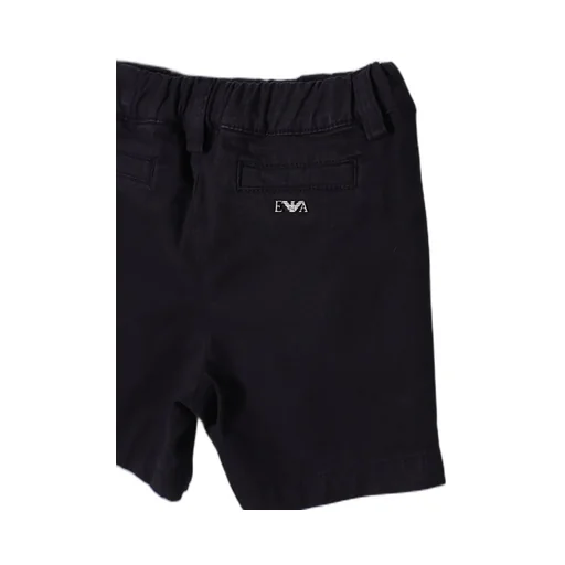 Logo Plaque Straight Hem Shorts