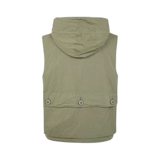 Drawstring Ripstop Hooded Jacket