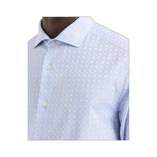 Patterned Jacquard Cotton Shirt