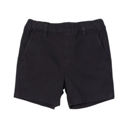 Logo Plaque Straight Hem Shorts
