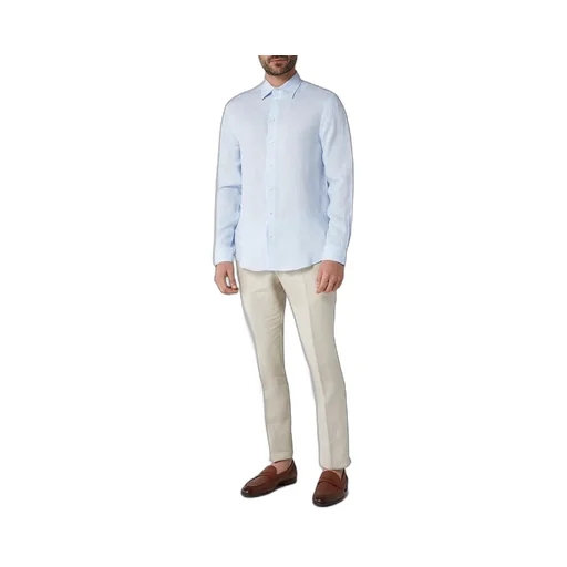 Guru Collar Chambray Shirt